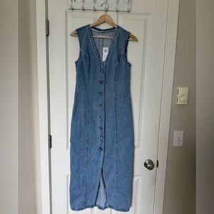 *NWT* Abercrombie Denim Button-Up Maxi Dress